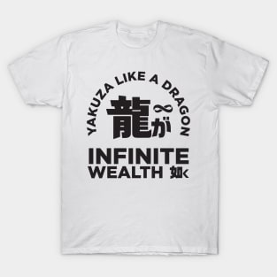 Yakuza: Like A Dragon - Infinite Wealth Black T-Shirt